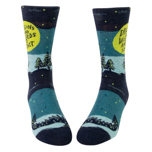 DRAGONS AND WIZARDS AND SHIT - MEN'S CREW SOCKS