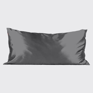 Kitsch - Satin Pillowcase King - Charcoal