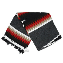 Load image into Gallery viewer, West Path - Retro Charcoal Grey Baja Diamond Blanket

