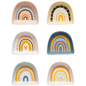 Rainbows Shaped Pinch Bowls Set of 6