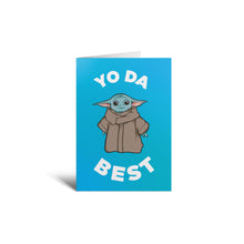 Load image into Gallery viewer, Yo Da Best Baby Yoda Card

