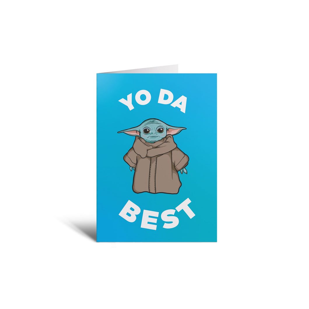 Yo Da Best Baby Yoda Card