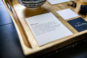Dear Mom,  It's Because Of You..Card