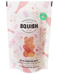 Squish Vegan Fizzy Rose’ And White Wine Sparkling Bears Gourmet Candy