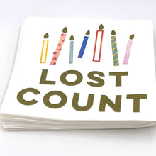 Load image into Gallery viewer, Lost Count Cocktail Napkins- 20ct
