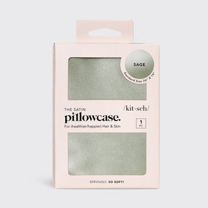 Kitsch - Satin Pillowcase - Sage