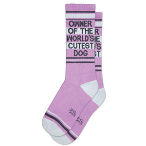 Gumball Poodle - Owner Of The World's Cutest Dog Gym Crew Socks – The Card  Room at KRICKET'S