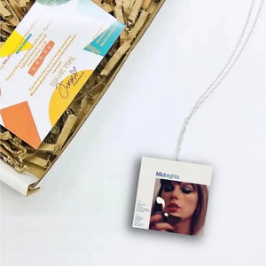 Taylor Swift Midnights: Moonstone Blue Edition Miniature Vinyl Necklace