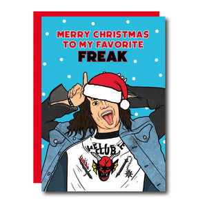 Merry Christmas To My Favorite Freak Eddie Munson Card