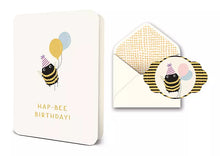 Load image into Gallery viewer, Hap-Bee Birthday! Card
