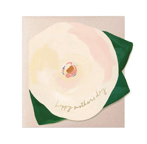 Rose Shaped Happy Mother's Day Card