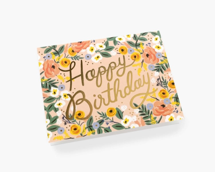 Rifle Paper Co - Rose Happy Birthday Card
