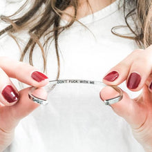 Load image into Gallery viewer, GlassHouseGoods - Don&#39;t Fuck With Me Bracelet
