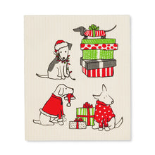 Load image into Gallery viewer, Holiday Dogs Dish Cloths. Set of 2
