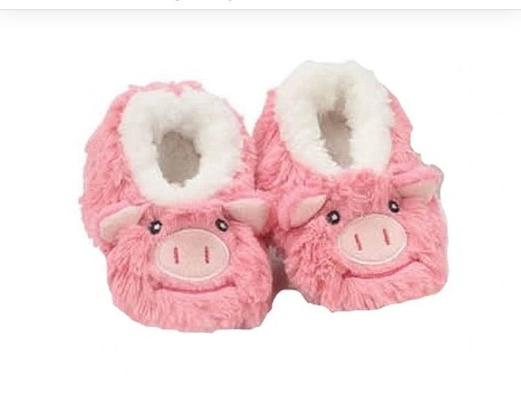 Snoozies Baby Furry Footpals - Pig