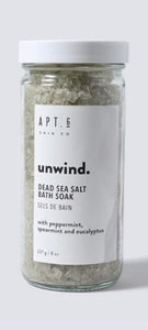 Apt. 6 Skin Co. Unwind Dead Sea Salt Bath Soak 8oz