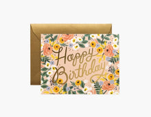 Load image into Gallery viewer, Rifle Paper Co - Rose Happy Birthday Card
