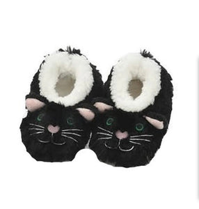 Snoozies Baby Furry Footpals - Black Cat