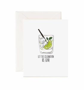 LET THE CELEBRATION BE-GIN! CARD