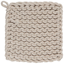Load image into Gallery viewer, Dove Grey Knit Potholder
