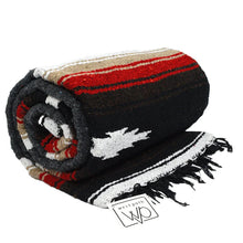 Load image into Gallery viewer, West Path - Retro Charcoal Grey Baja Diamond Blanket
