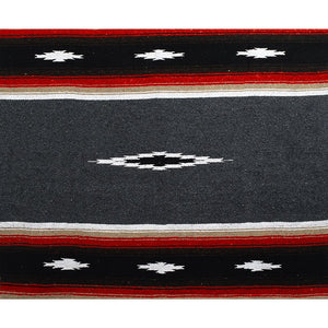 West Path - Retro Charcoal Grey Baja Diamond Blanket