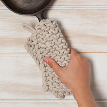 Load image into Gallery viewer, Dove Grey Knit Potholder
