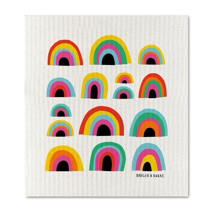 Rainbow Sponge Cloth - Badger & Burke