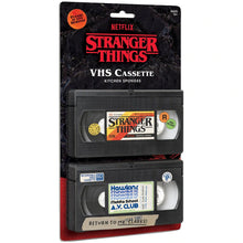 Load image into Gallery viewer, Stranger Things VHS Cassette Tape Sponges
