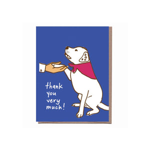Thank You Very Much! Good Dog Card